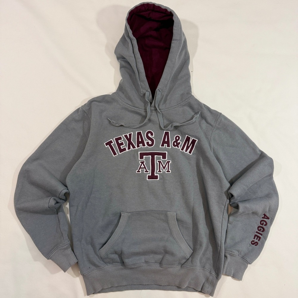 Texas A&M Hoodie Women S Grey Good Aggies Pullover Sweatshirt NCAA